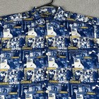 Vtg Enyce Shirt Mens Xxl Blue Y2k Biggie Tupac Snoop Dogg Nwa Hip Hop Rap Baggy
