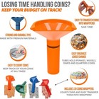 Coin Storage   Sorter Tubes 4 Color     Coded Counters 4   20 