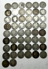 Mixed Date Barber Dime Roll