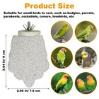 4 Pcs Bird Perches Calcium Parrot Perch Stand Bird Beak Grinding Stone Foot Claw