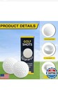 Laiamer 6pcs Golf Shots Golf Ball Shaped Shot Glass Plastic Golf Shot Glasses