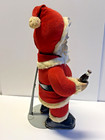 Antique Standing Coca Cola Santa Claus  Plus Sturdy Metal Stand  1950 s
