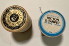Vintage Wooden Wood Sewing Thread Spools - J   P Coats  8- Clarks Ont Lot Of 2