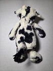 Jellycat Bashful Calf Cow Plush 12  Medium Black White Stuffed Animal