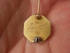 Antique 1922 14k Gold Babies Hospital Ny Nursing Pin Signed Daggett   Clap D c