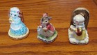Trio Of Vintage  small Treasures  Miniature Figurines