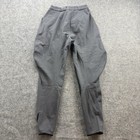 Pikeur Equestrian Full Seat Riding Breeches Womens 24x26 Gray Pleated Patches