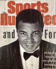 Muhammad Ali Signed Photo 7x8 Mag Page Boxing Vintage Autograph Damage Psa dna 1