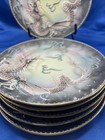 Antique Nippon Made In Japan Moriage Dragonware Bread Plates 7    Set Of 6