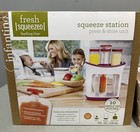 Squeeze Station For Homemade Baby Food Pouch Filling Station   50 Pouches 25 Cap