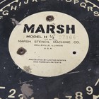 Marsh Model H 1 2  Diagraph Stencil Cutting Machine