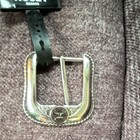 Hooey Men s Western Logo Rectangular Silver Metal Belt Buckle 1 5in