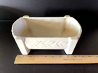 Vintage Mccoy Sand Butterfly Window Trough Planter Ivory Matte Art Deco 1940 s