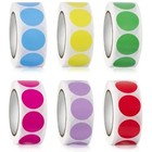 1000 Pcs Dot Stickers 1 2 Inch Circle Small Round Labels Blank White Col