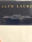 Ralph Lauren Palmer Euro Sham  115 White   Burnished Chamois Nip Pillow Case New