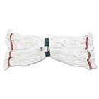 Rubbermaid Commercial Web Foot Wet Mop Head  Cotton synthetic  Medium  White