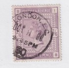 Great Britain   96 Used Purple Nice Postmark 1900 1 6p