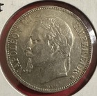 1868-5 Francs Silver Napoleon Coin