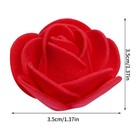 200 Pcs Red Mini Artificial Fake Rose Head Foam Flowers For Diy Crafts Wedding