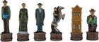 American West Chessmen  Cowboys   Indians
