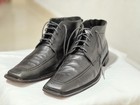 Gable Black Leather Chukka Boots Us 11   Eu 46 Made In Germany Lace-up Ankle Boo