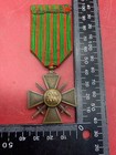 Original Ww1 French Army Croix De Guerre Medal Award - 1914-1918 Dated