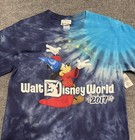 Walt Disney World 2017 T-shirt Tee M Medium Tie Dye Mickey Mouse Fantasia Nwt