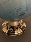 Vintage Ohio Art Tin World Globe 9 Inch Zodiac Symbol Base