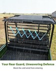 Rear Windshield For Kawasaki Mule 4000 4010 2009-2026  1 5  Thick One-piece 