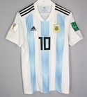 Argentina 2018 2019 Home Shirt Adidas National Team Jersey Size  10 Messi M