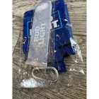 Bud Light Beer Can Cooler Sleeve Koozie Carabiner Keychain Set Nwt Game Day