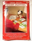 Vintage Hallmark Snoopy Stickers Valentines Junk Journal Cards 16 Peanuts