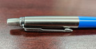 1 Blue Parker Jotter Original Ballpoint Pen Medium Black Ink Made In France