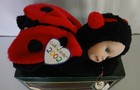 Vtg 2002 Cuddle Kids Lara Ladybug With Box And Tags Geppeddo Toys