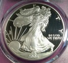 2003 W  Silver Eagle Dollar - Pcgs Proof 70 Dcam -
