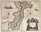 Italy 1664 Blaeu Hand Colored Engraved Antique Map 17th Century Atlas Maior