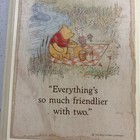 Vintage Hallmark Winnie The Pooh Hanging Wall Plaque Sign