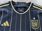 Adidas Lafc 2024 2025 Authentic Men   s Home Jersey Black  Size Large
