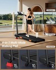 3-in-1 Foldable Treadmill With 300 Lbs Capacity  15  Walking Pad Treadmills For