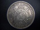 France French Napoleon Empereur Iii 1867 Bb 5 Francs Big Silver Coin Scarce   