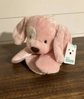 Baby Gund Pink Rose Spunky Puppy Dog Huggybuddy Security Blanket Plush Lovey Nwt