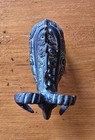 Vintage Miniature Chinese Bronze Ram Incense Burner Censor Dragon Phoenix On Lid