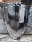 Knight Heater Shield 18g Steel     Sca Larp Battle Armor Waster Shield For Hallowe
