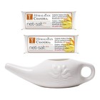Himalayan Chandra Porcelain Neti Pot With 30 Sachets 1 Count  Clear
