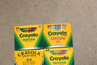 Lot Of 6 Crayoly Crayons 64 Count Box With Sharpener Millennium
