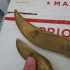 Vtg Brass Birds In Flight Seagulls Flying Mcm Hanging Wall Art Set Of 2 Lot