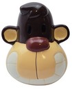 Ceramic Monkey Coin Bank