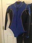 Womens Harvey   s Wetsuit  Size Medium  Black  Blue  Two Piece 