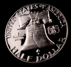 1956 Ty1 Franklin Half Dollar   Gem Proof   90  Silver   Key Date   Type 1