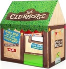 Kids Play Tent Indoor  Clubhouse Tent For Kids With Roll-up Door And Windows    